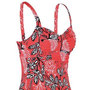 Hilor Tankini Tops Cross Back Swimsuit